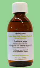 Load image into Gallery viewer, Castor Oil - Hexane Free - Certified Organic Cold Pressed