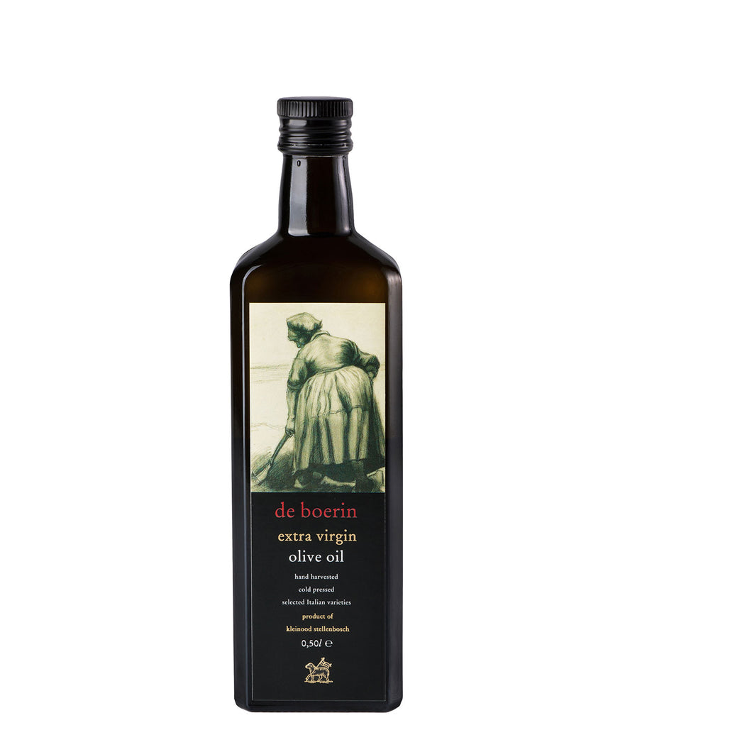 De Boerin Extra Virgin Olive Oil - 500ml Glass Bottle